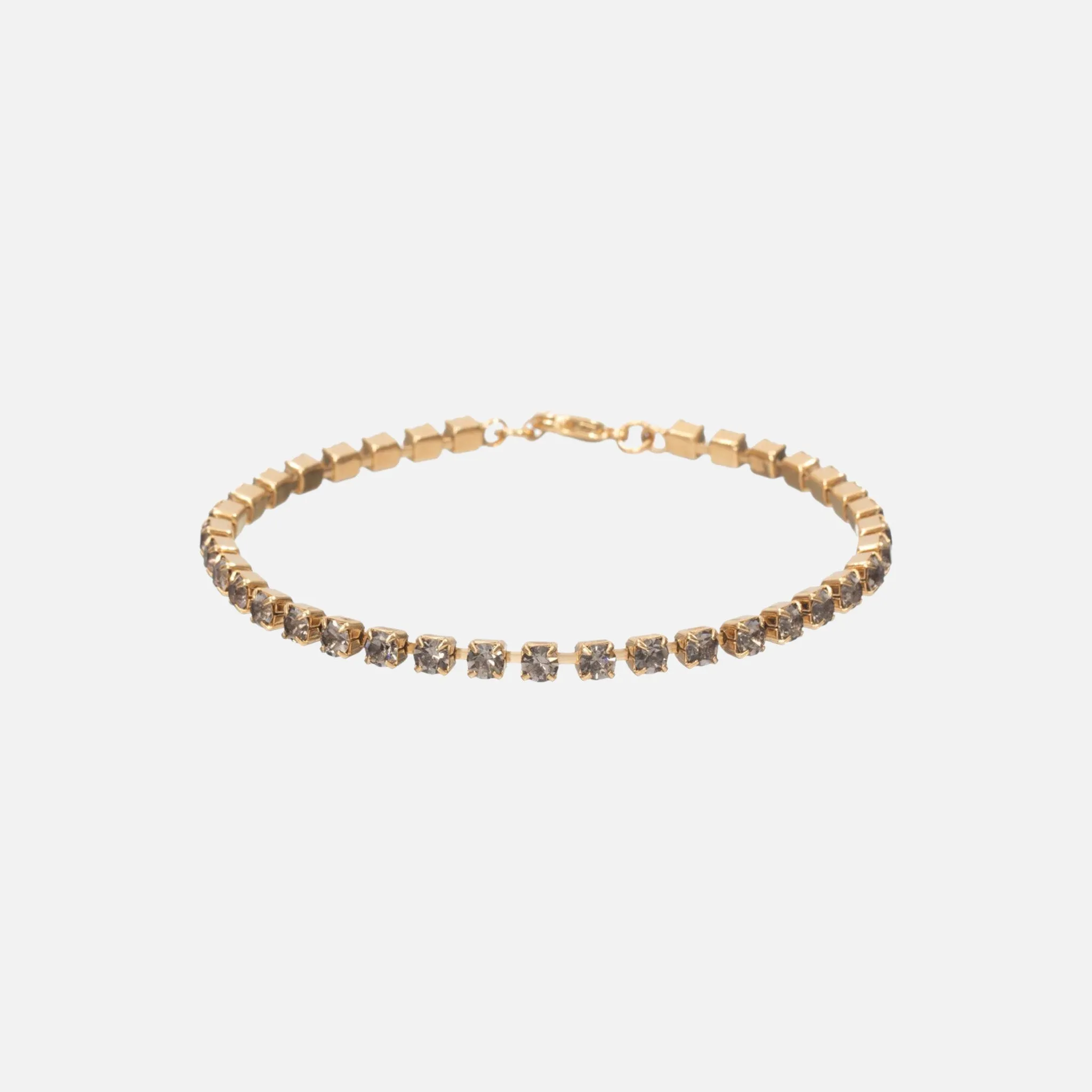 Mini Anklet- Black Diamond