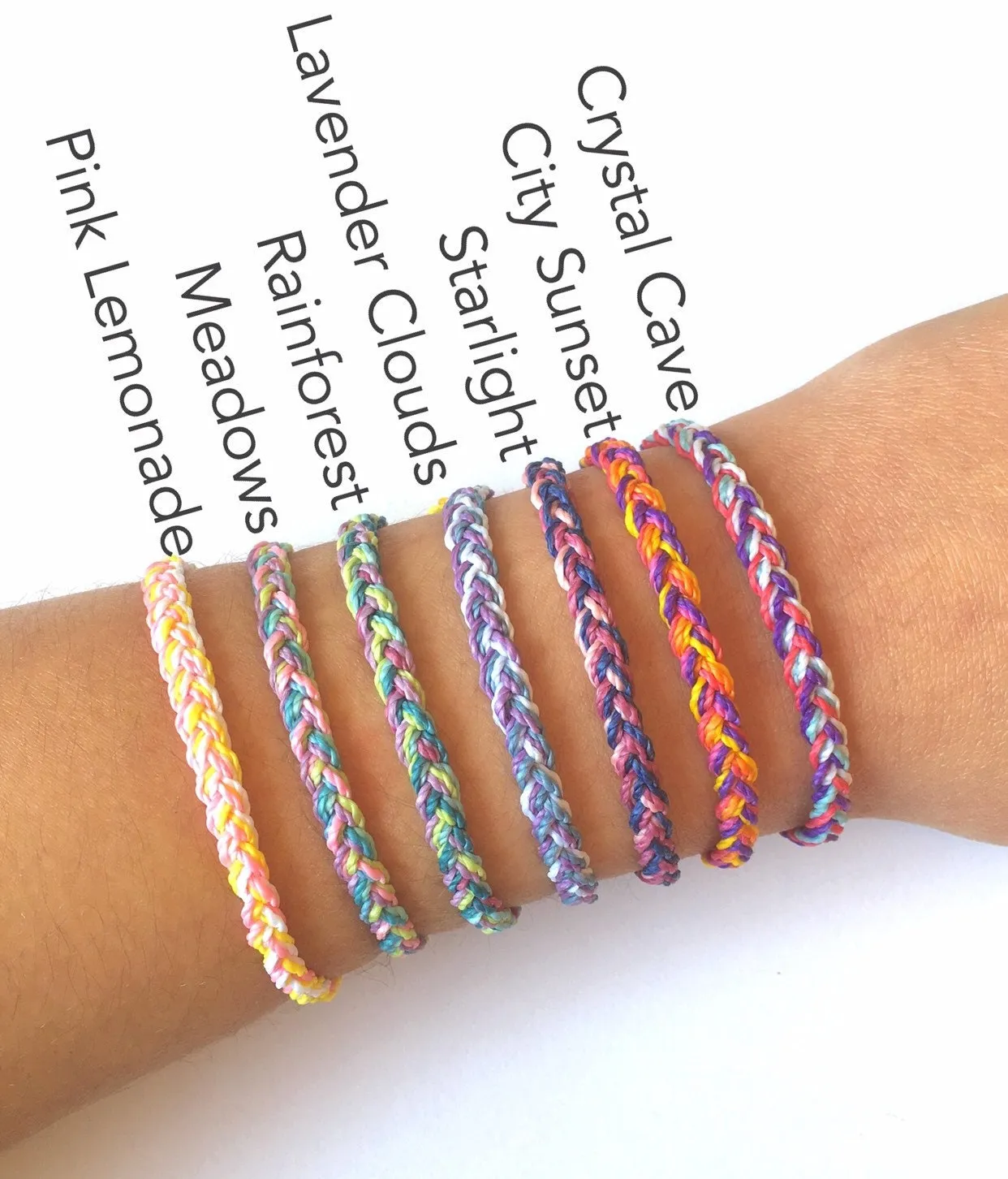 Multicolor Braided String Bracelet/Anklet