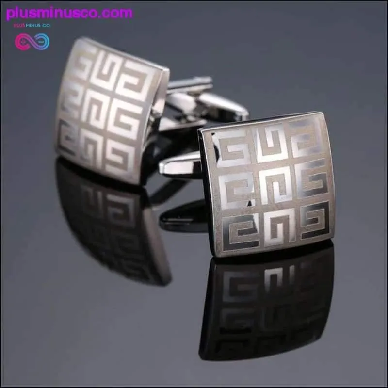 Novelty cuff links stainless steel Old craftsman hand Laser