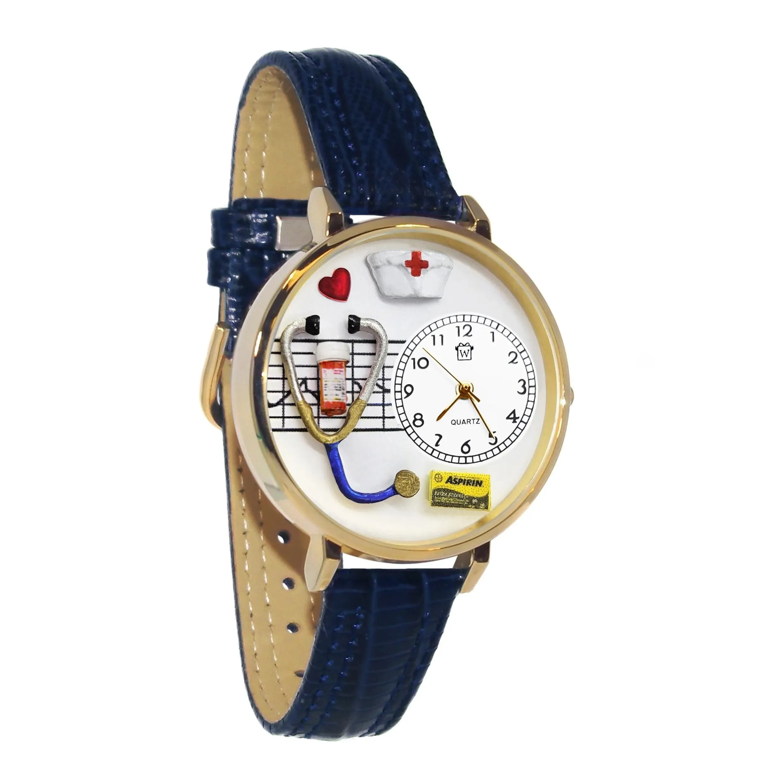 Nurse Red Cross 3D Watch Large Style