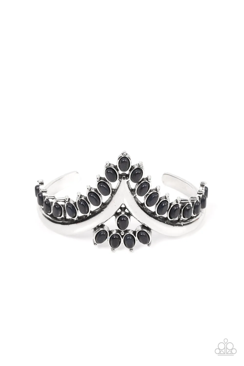 Paparazzi Bracelet ~ Teton Tiara - Black