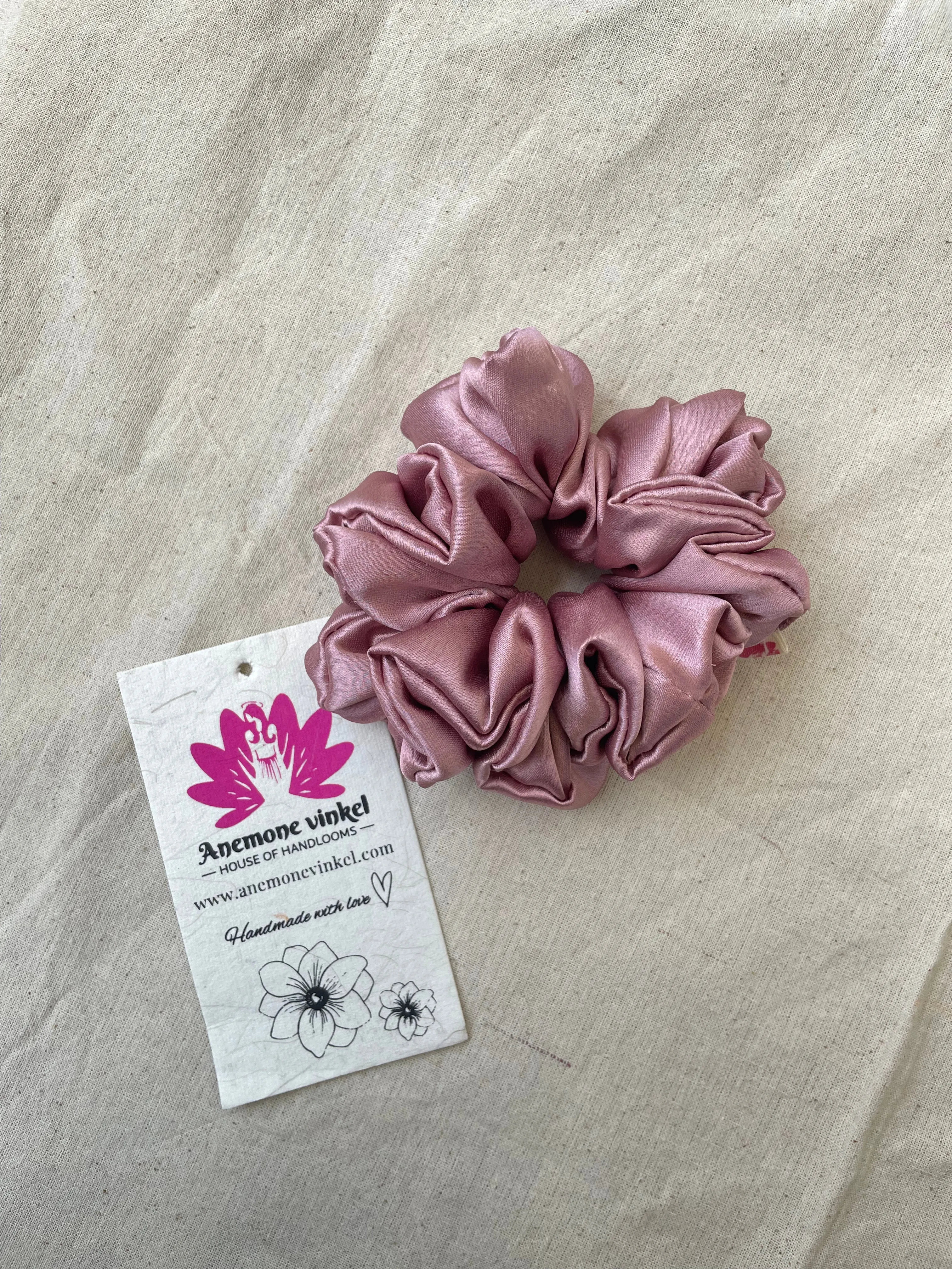 Peach Scrunchie-Pack Of 3