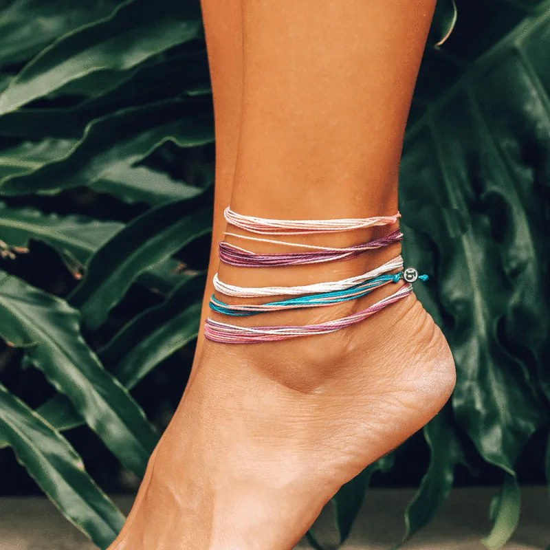 Pura Vida Original Anklet ~ Purple Peak