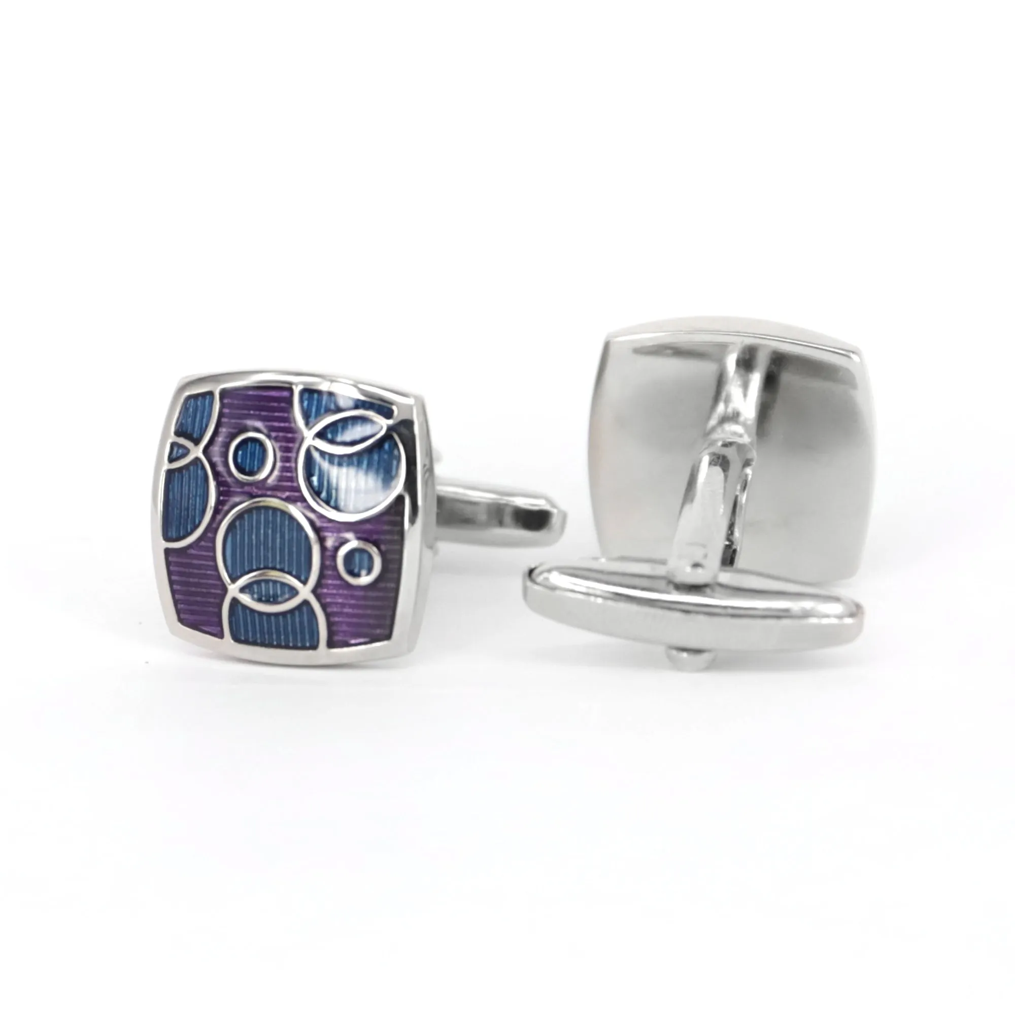 Purple and Blue Bubble Dream Cufflinks