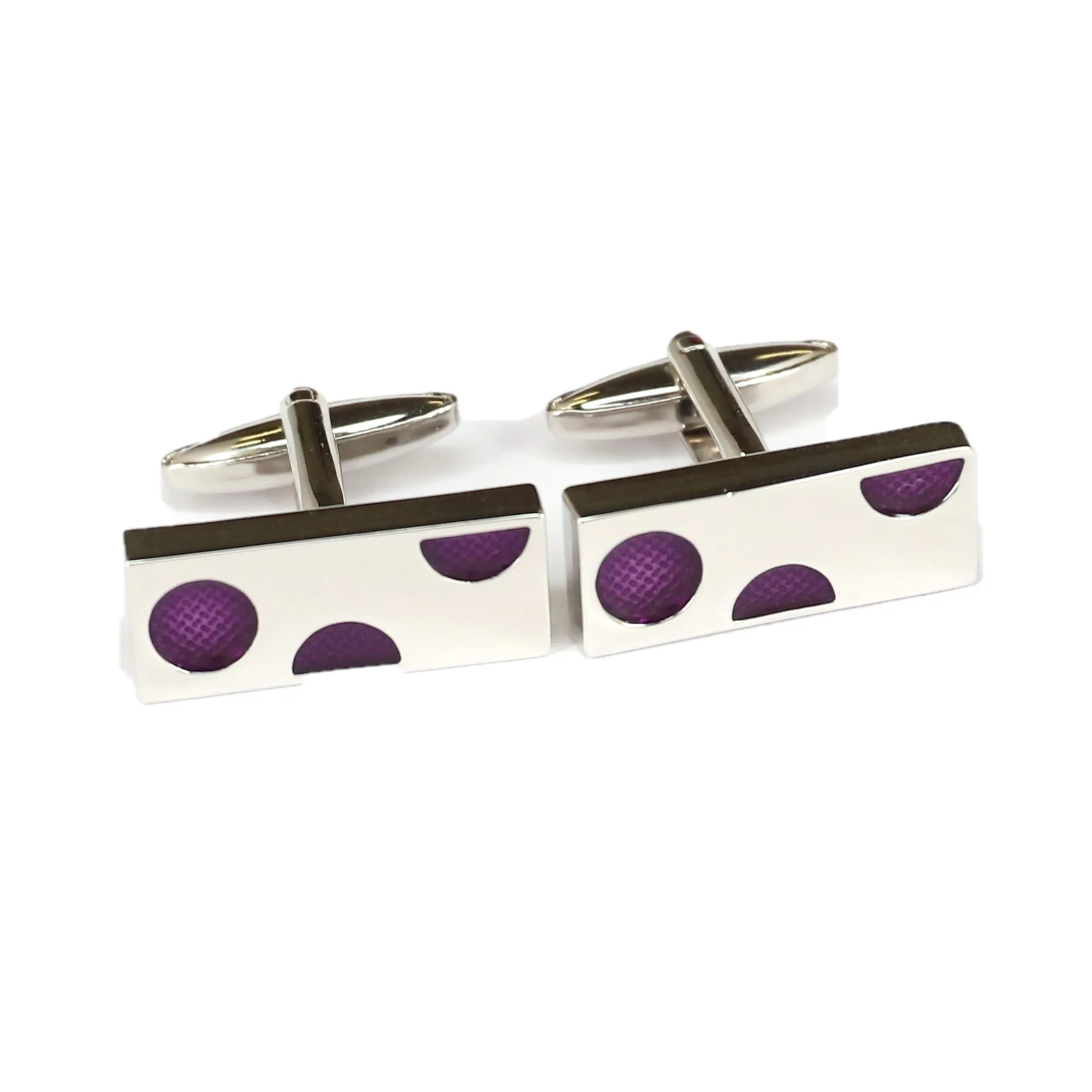 Purple Cheese Cufflinks (Online Exclusive)