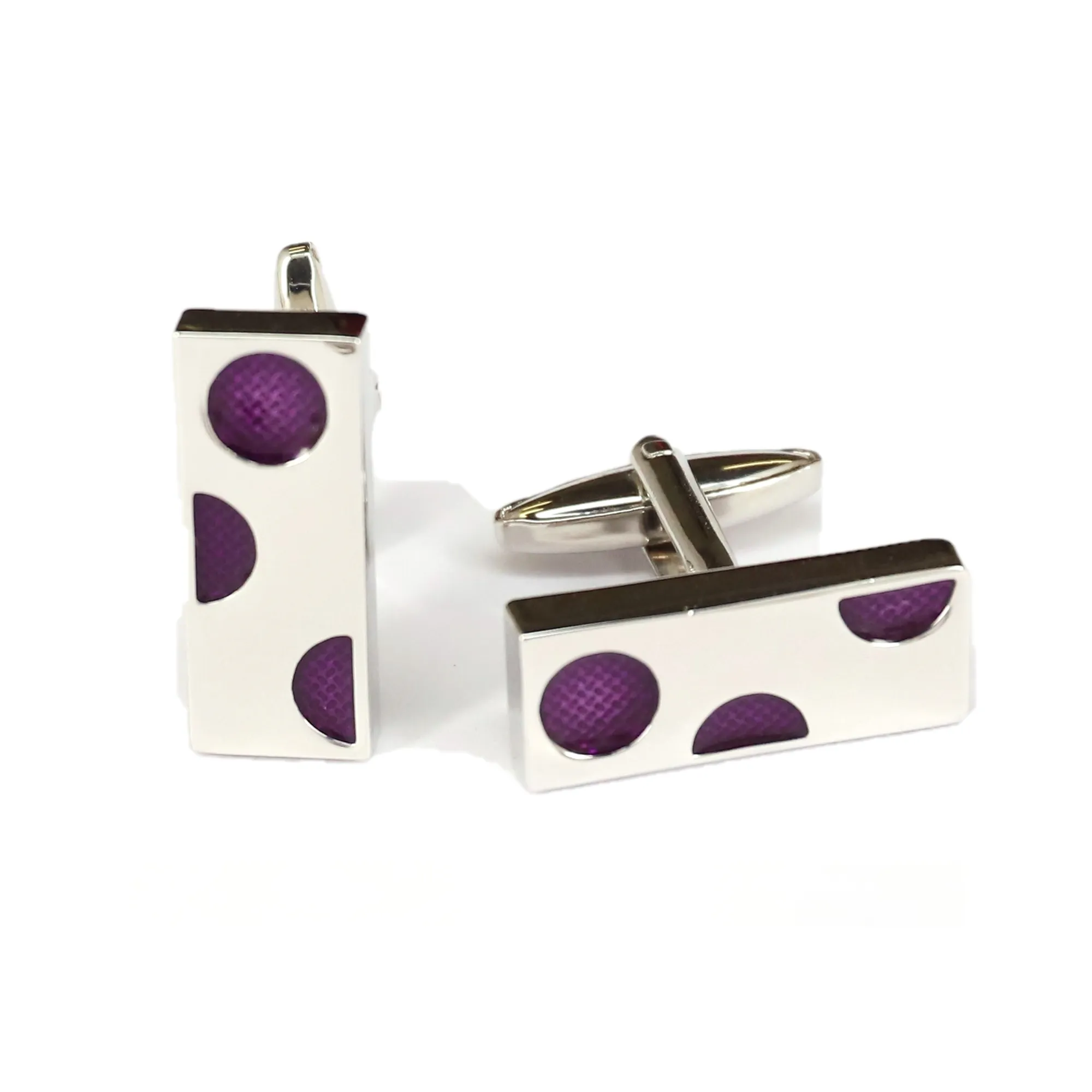 Purple Cheese Cufflinks (Online Exclusive)