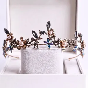 "Aryonna" - Bohemian Gold Bridal Tiara
