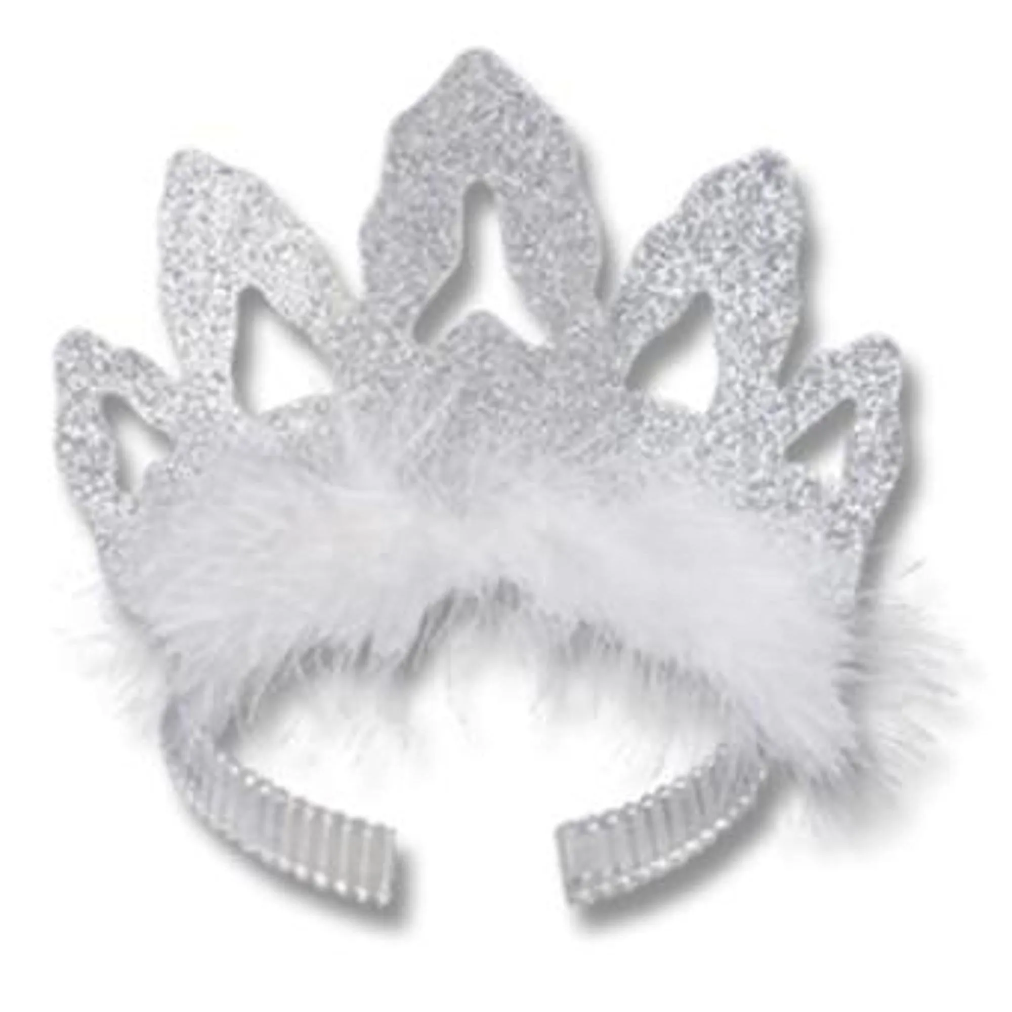 "Silver Coronet Tiara - Pack Of 10"