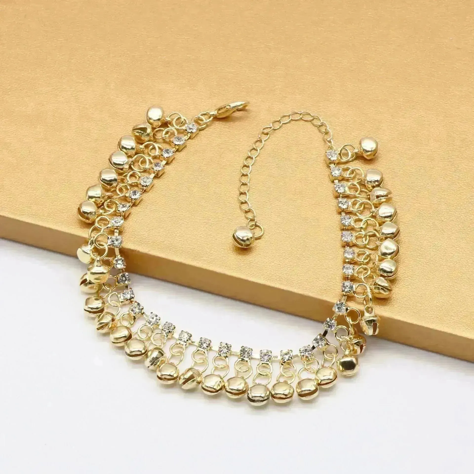 Retro Ethnic Style Beach Leisure Street Personality Drop Anklet