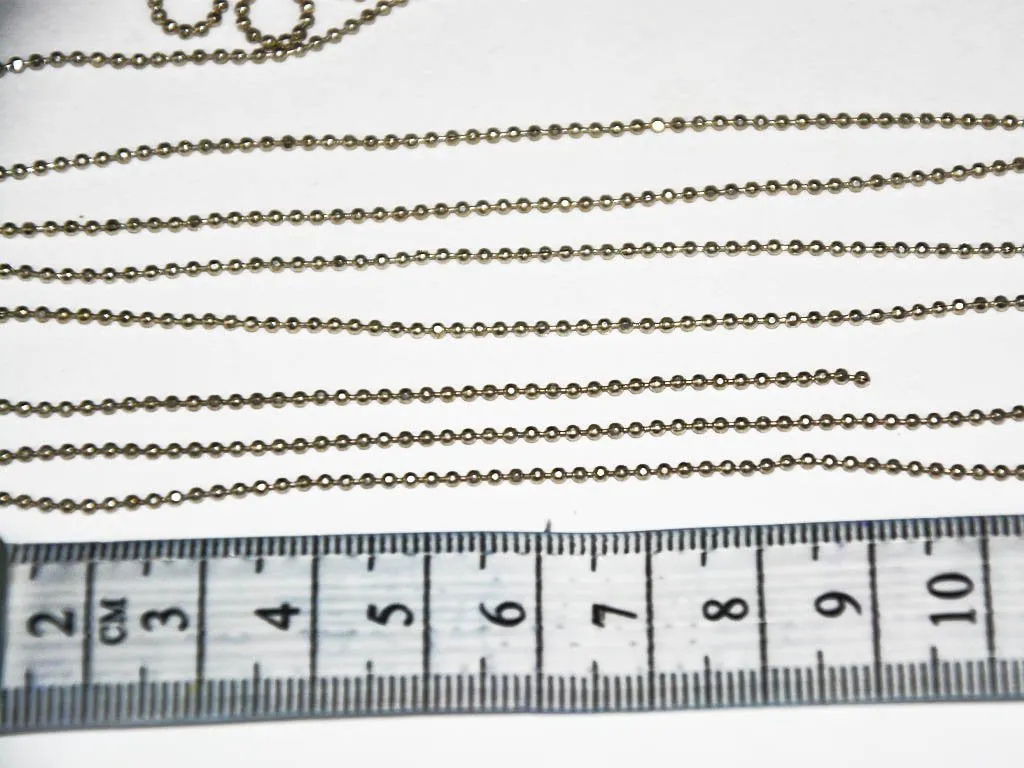 Silver Ball Metal Chains