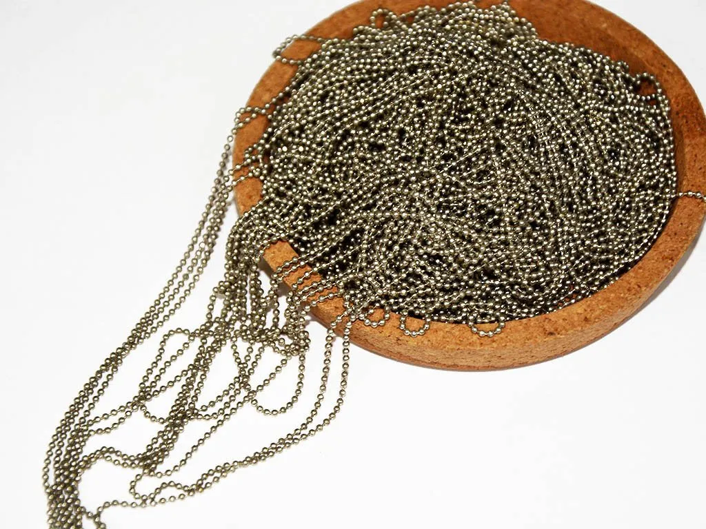 Silver Ball Metal Chains