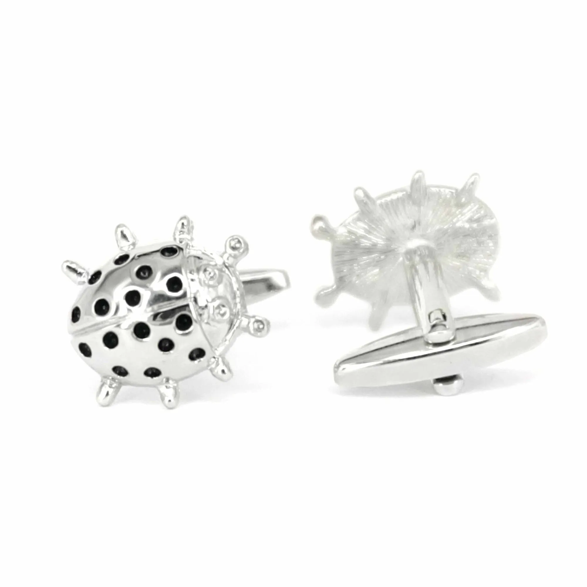 Silver Beetle Cufflink