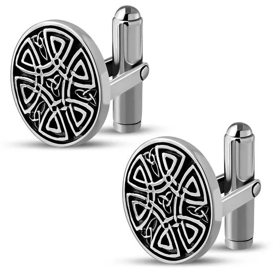 Silver Celtic Knot Cufflinks