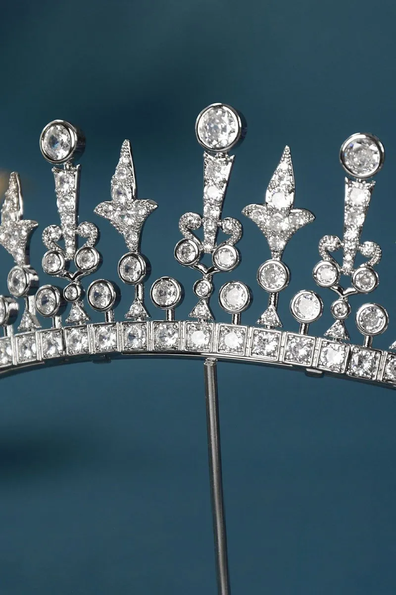 Silver Radiant Zircon Tiara