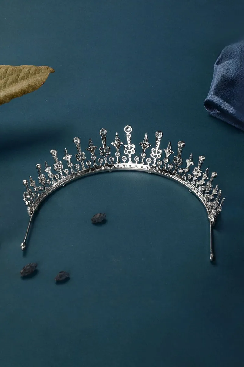 Silver Radiant Zircon Tiara