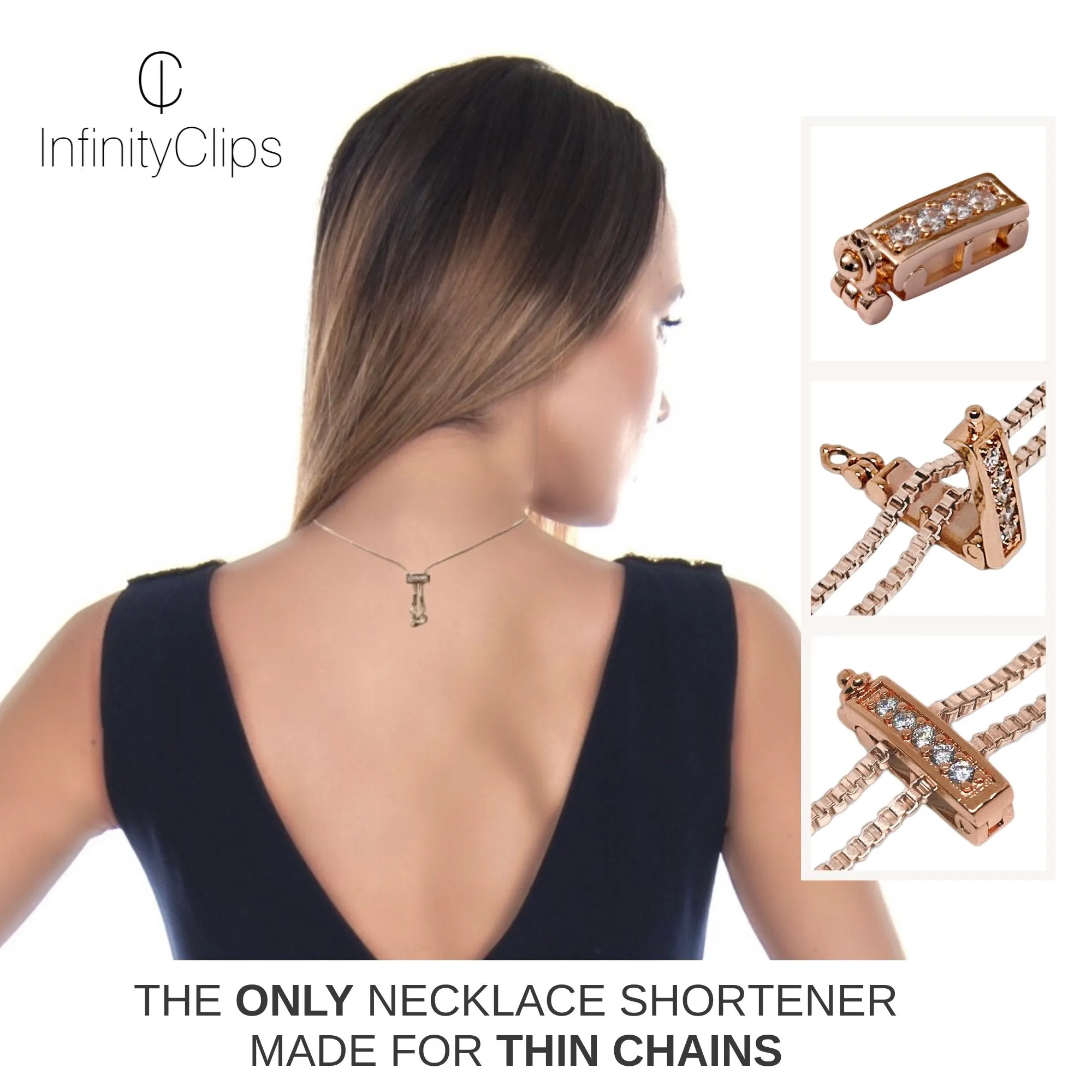 Small Rose Gold Classic Shortener