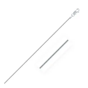 Sterling Silver 1.1mm Snake Style Chain, size 20''