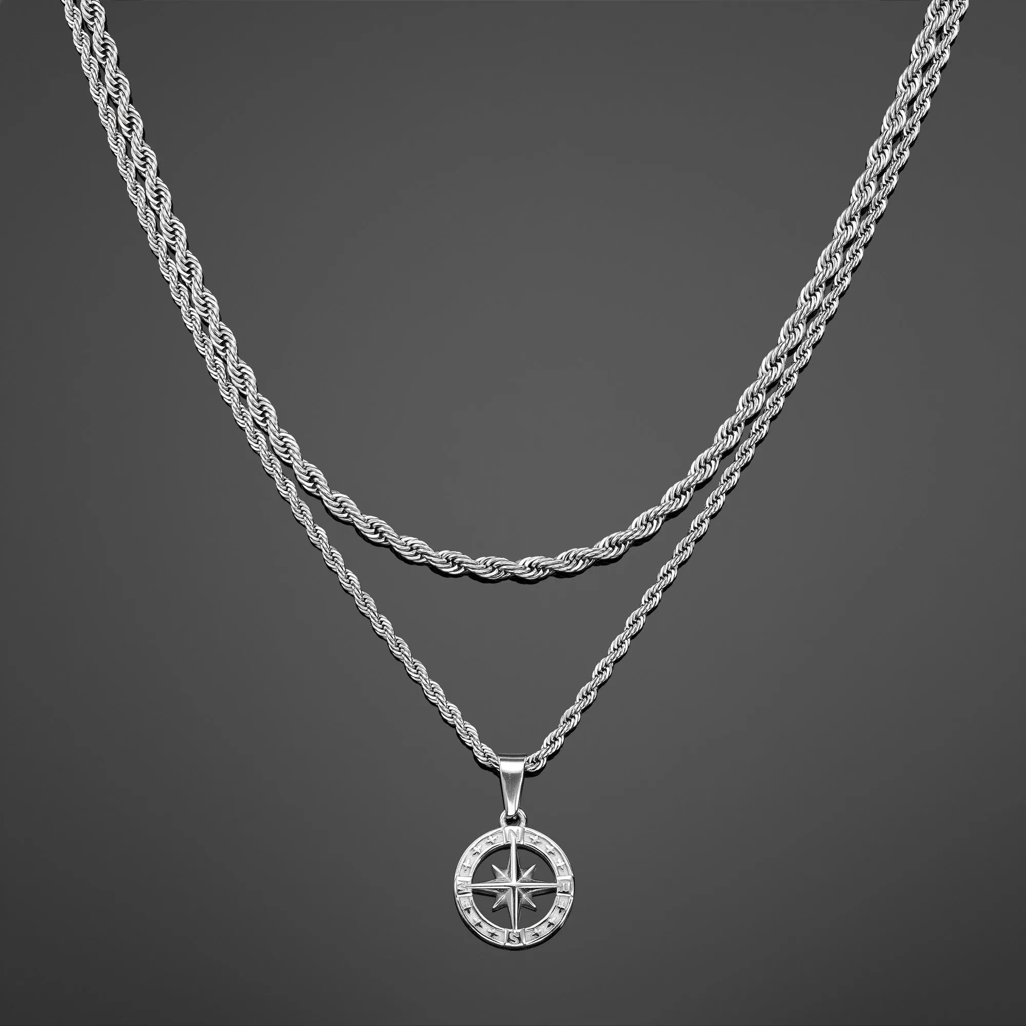 The North Star Pendant Set - Silver RG1016S