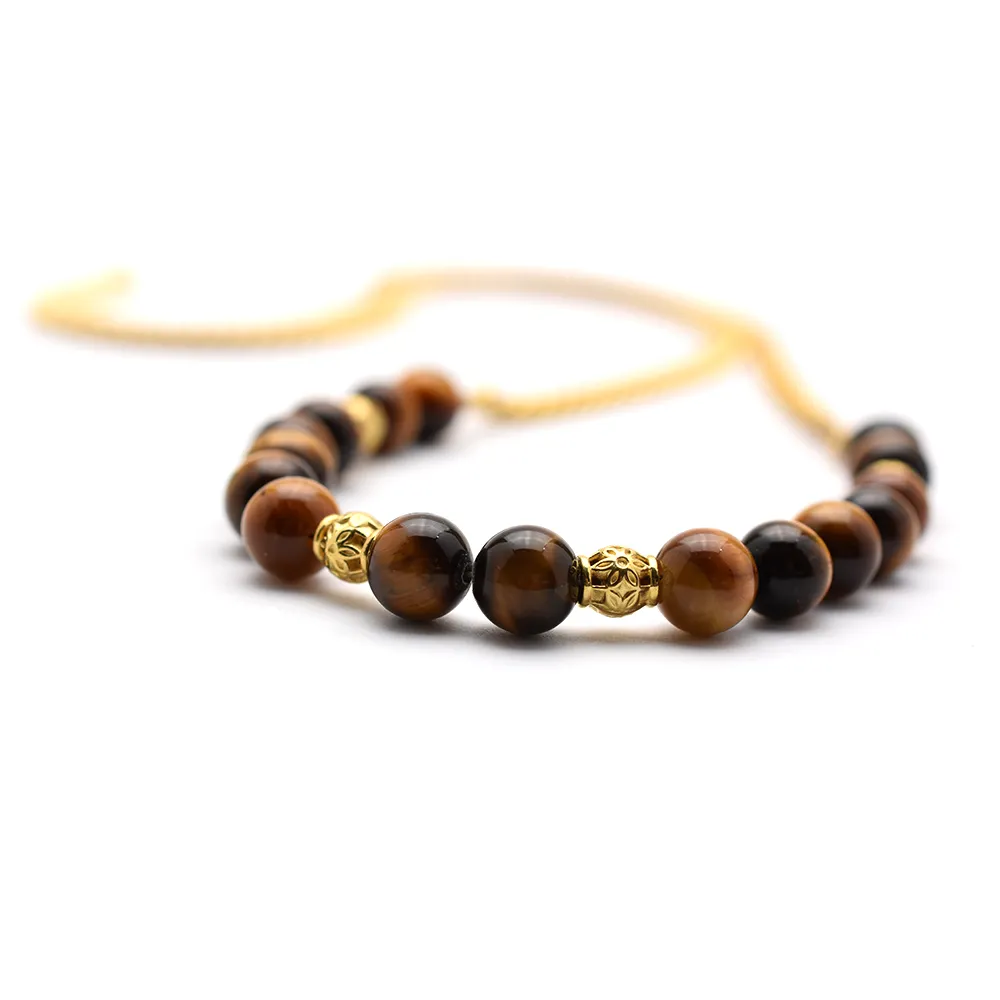 Tiger Eye Beaded Belly Chain