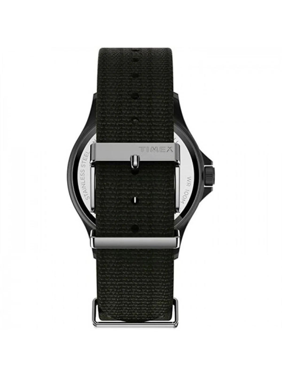Timex Navi TW2T75500 41mm Gunmetal Green Fabric Strap