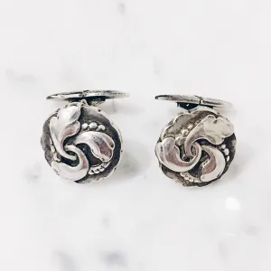 Vintage 1940s Georg Jensen Sterling Cufflinks