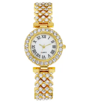 W3814 - Roman Style Diamond Ladies Watch