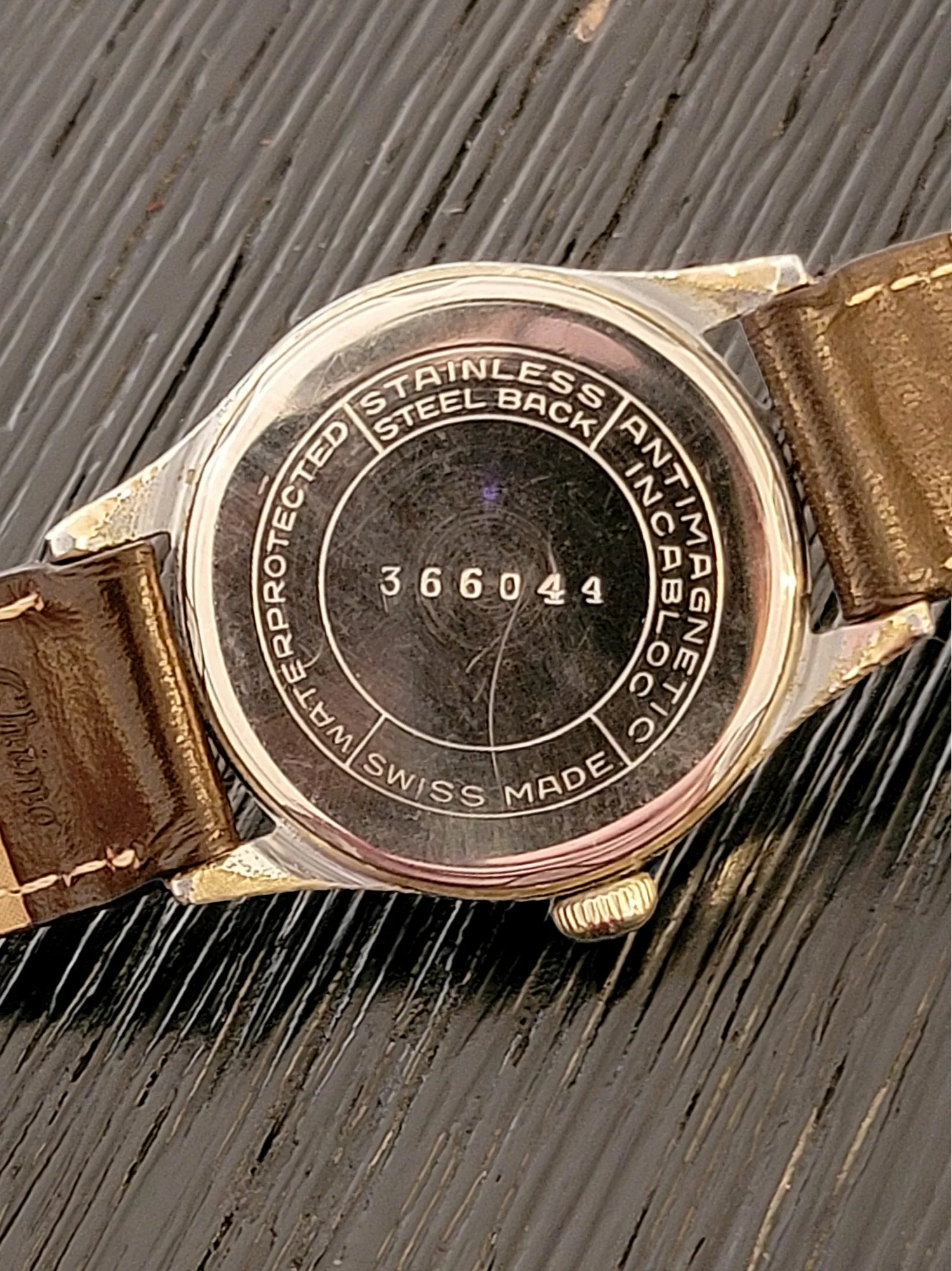 WAKMANN Watch Military Style Cal. BOREL FILS ET Cie. ETA 1080 17 Jewels Swiss