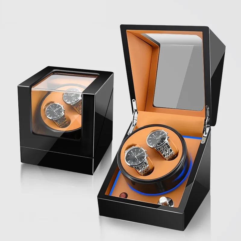 Watch Winder Box for Automatic Mechanical Dial for 2 Watches Luxury