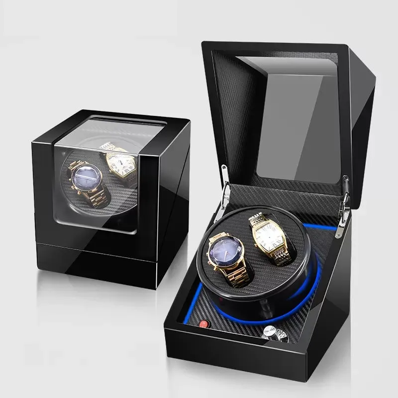 Watch Winder Box for Automatic Mechanical Dial for 2 Watches Luxury