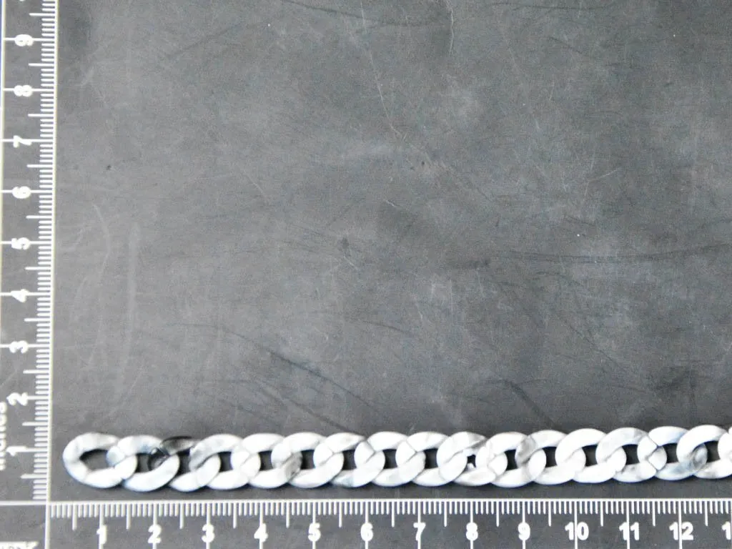 White Black Circular Acrylic Chains