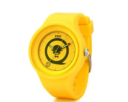 ZGO Fashion Water Resistant Noctilucent Silicone Sports Watch